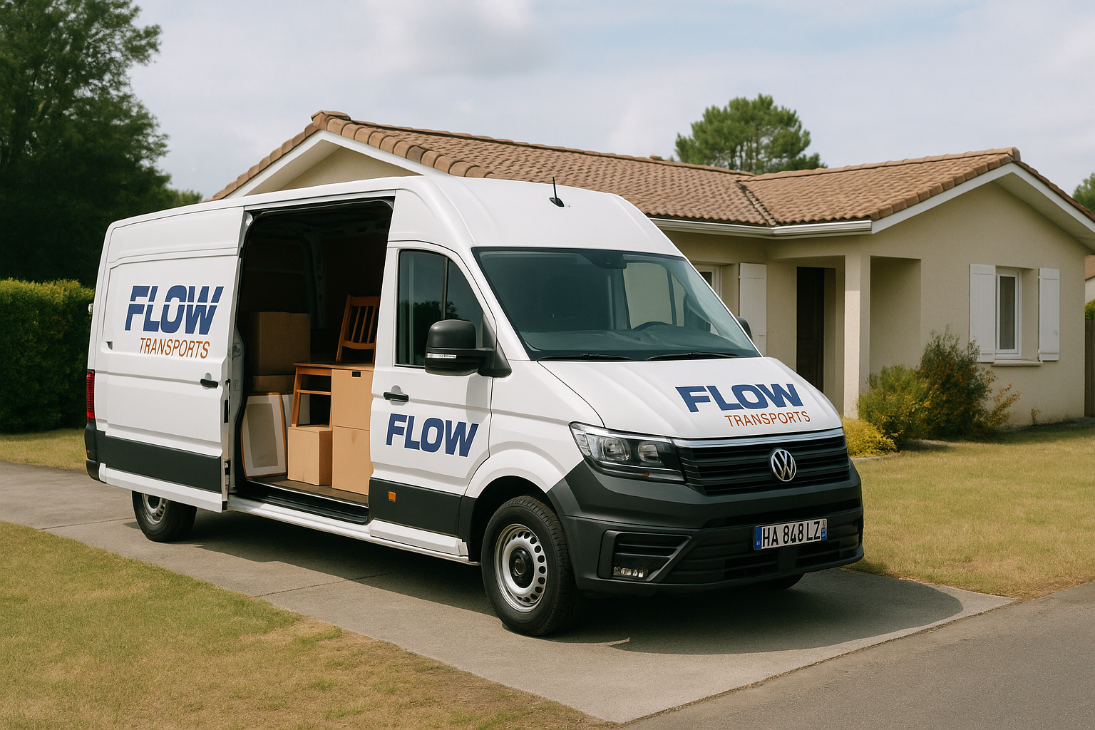 Camion Déménagement Lacanau Flow Transports